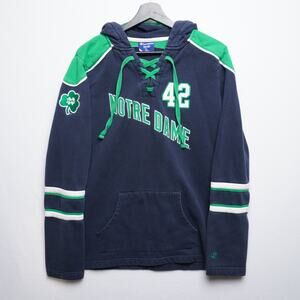 Champion Notre Dame Hockey Jersey Hoodie XL